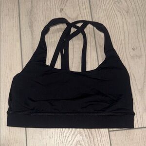 lululemon athletica Midnight Black Crossback Sports Bra
